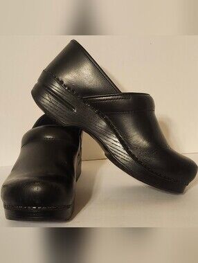 Women's Professional Dansko Black Slip-On Clog